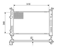 RADIADOR - 12541 : 7091116