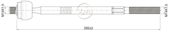 ARTICULAÇÃO AXIAL - DIREITO / ESQUERDO /  HIDRÁULICO : BA8487